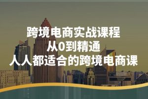 （11183期）跨境电商实战课程：从0到精通，人人都适合的跨境电商课（14节课）